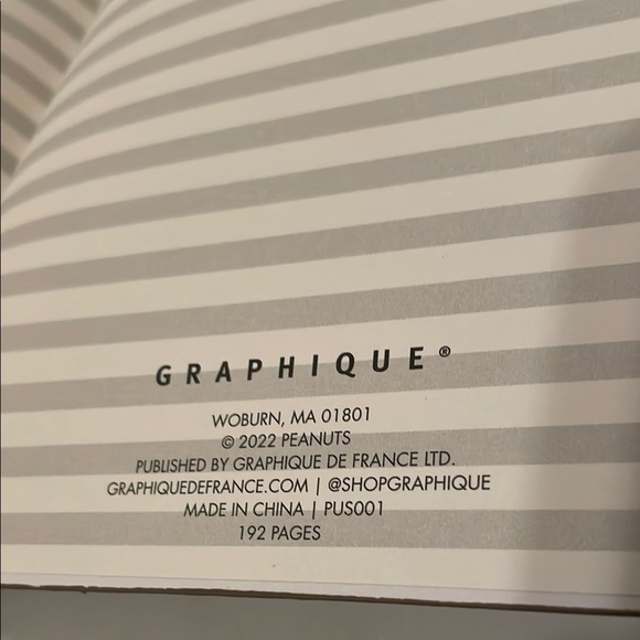 Peanuts Snoopy and Woodstock Gray Notebook with Red Balloon - Picture 6 of 7